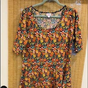Fall Floral Lularoe Dress